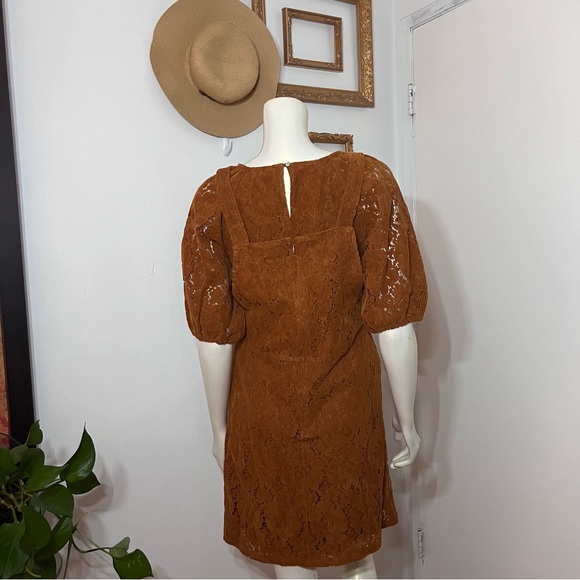 HTF Anthropologie DOLAN Collection Hattie Corduroy Overall Dress & Blouse Small - Picture 4 of 16